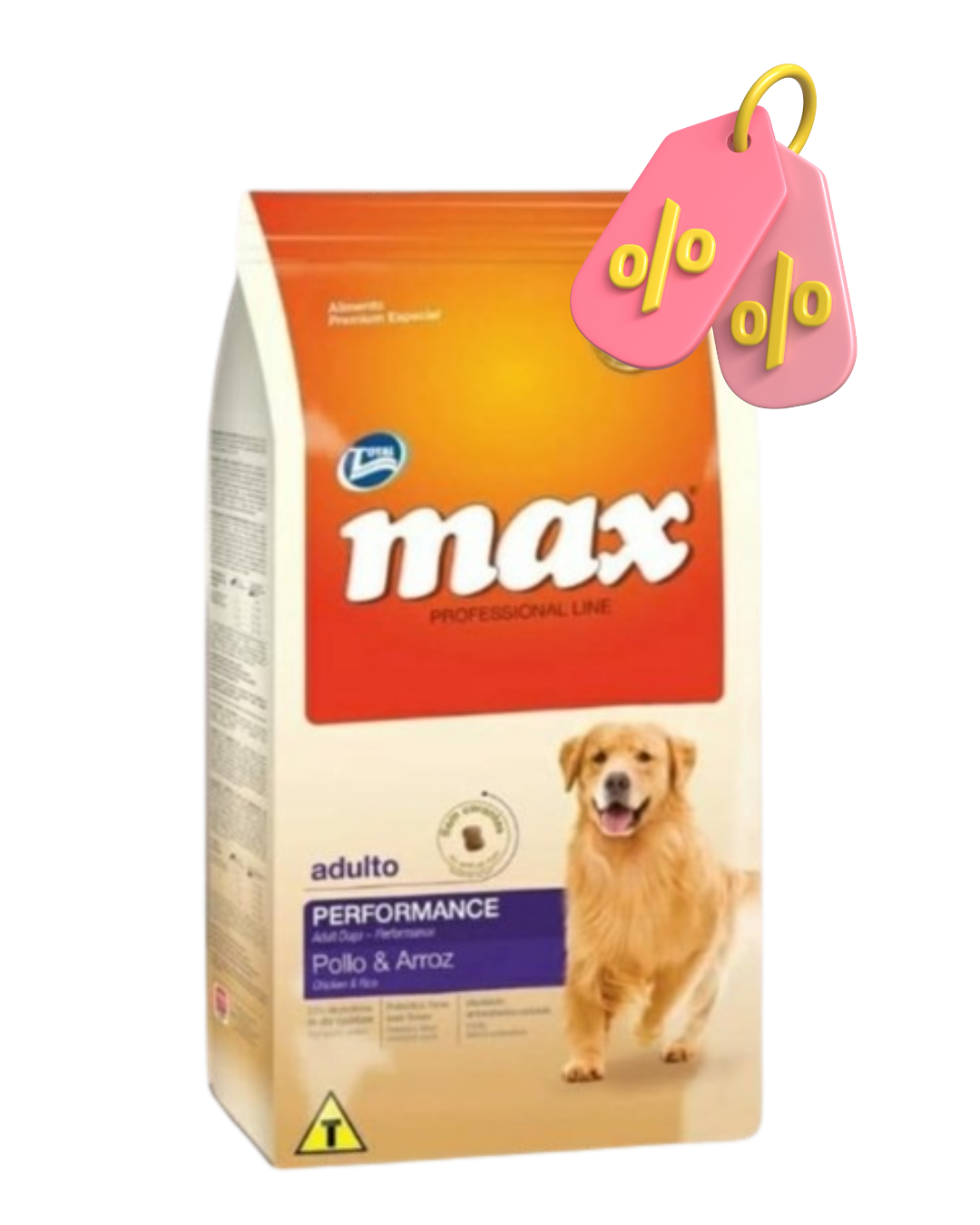 Max performance pollo para perro adulto