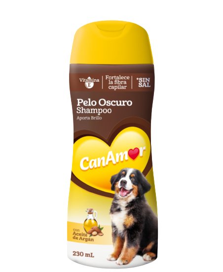 Shampoo pelo oscuro CanAmor 230 ml