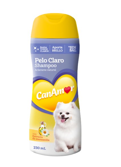 Shampoo pelo claro CanAmor 230 ml