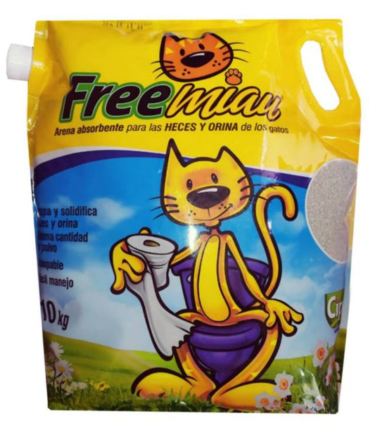 Arena free miau para gatos