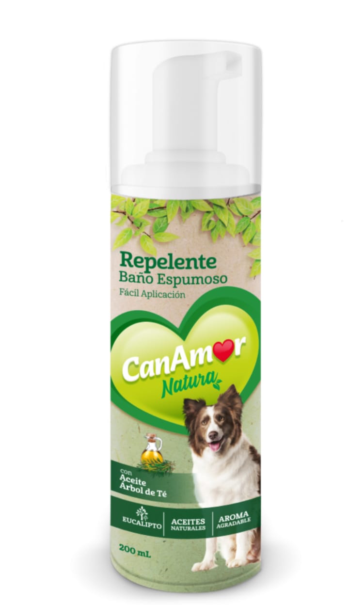 Baño espumoso repelente CanAmor 200 ml