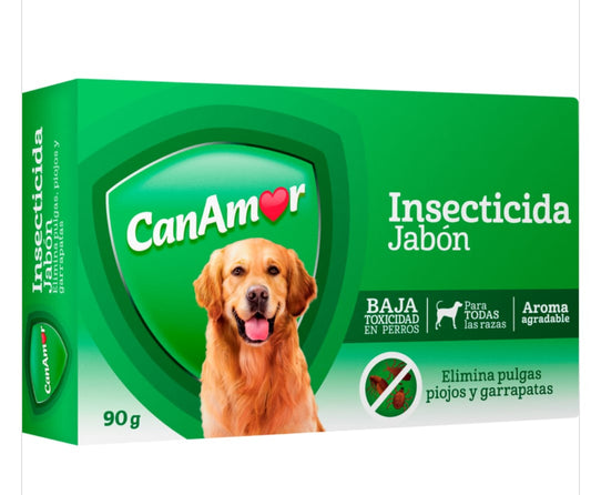 Jabon CanAmor antipulgas 90 g