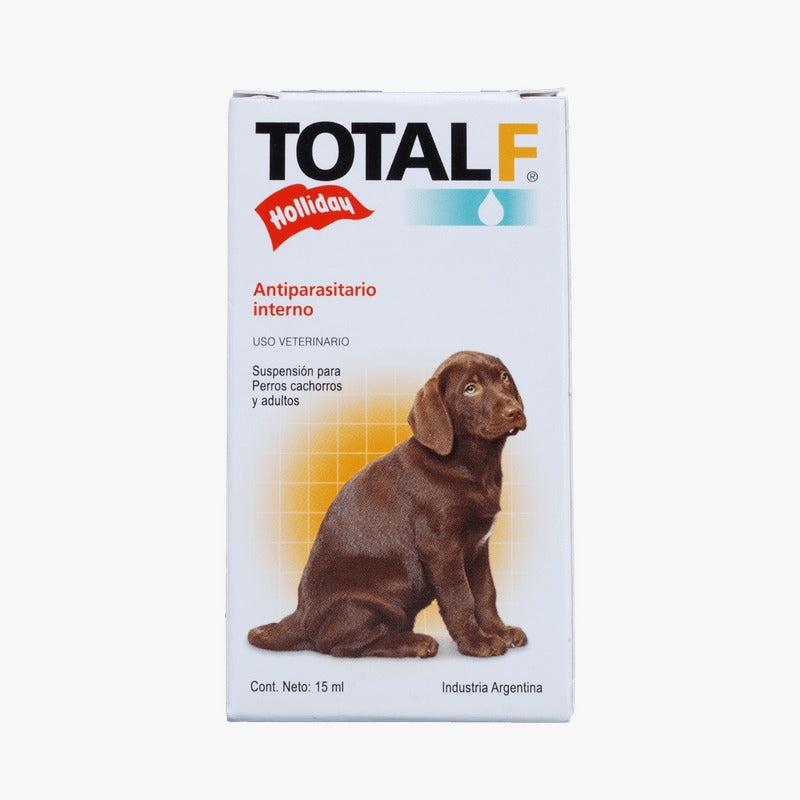 Antiparasitario Total F para perros cachorros y adultos