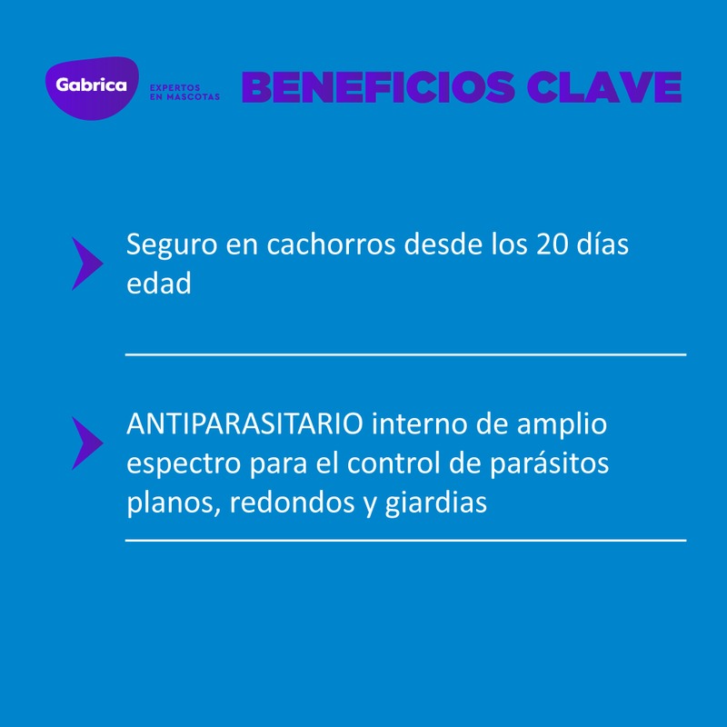 Antiparasitario Total F para perros cachorros y adultos