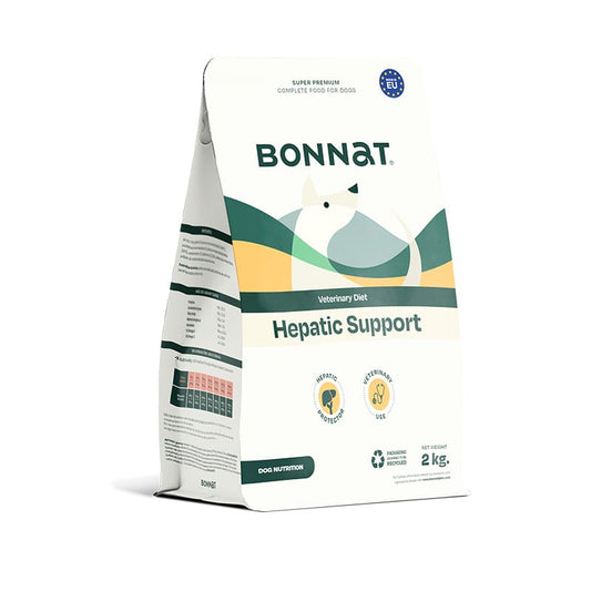 BONNAT Veterinary Diet Hepatic Support 2 Kilos - Alimento holístico super premium para perros 