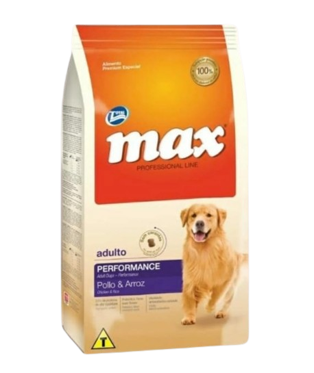 Max performance pollo para perro adulto