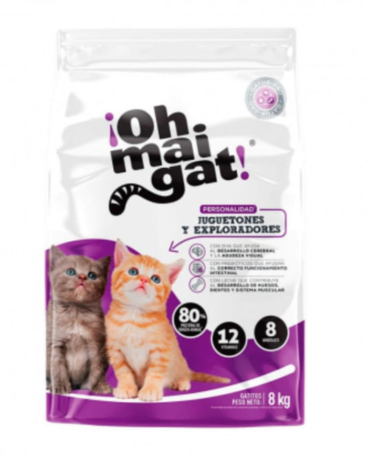 ¡Oh mai gat! Gatitos juguetones y exploradores 8 kg