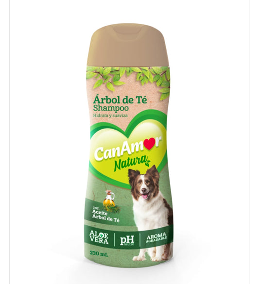 Shampoo CanAmor Natura Arbol de Té  230 ml